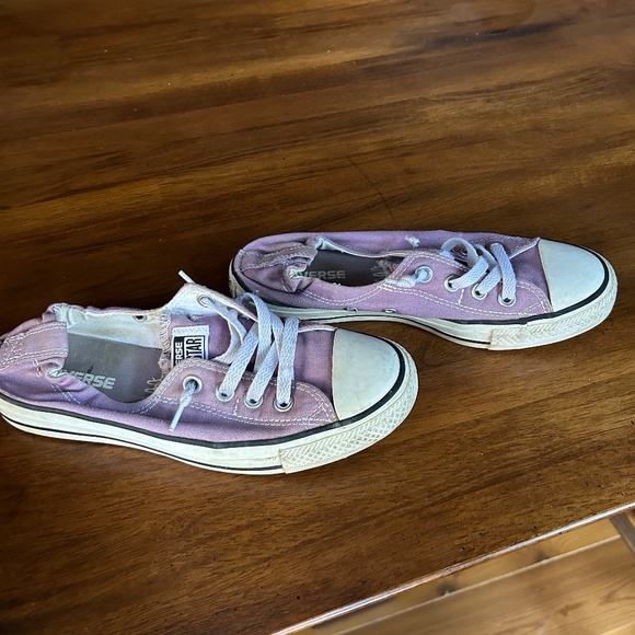 Converse All-Stars lavender slip-ons (size 7.5) - Picture 2 of 7